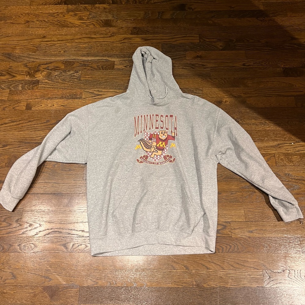 University of Minnesota Gray Hoodie XL